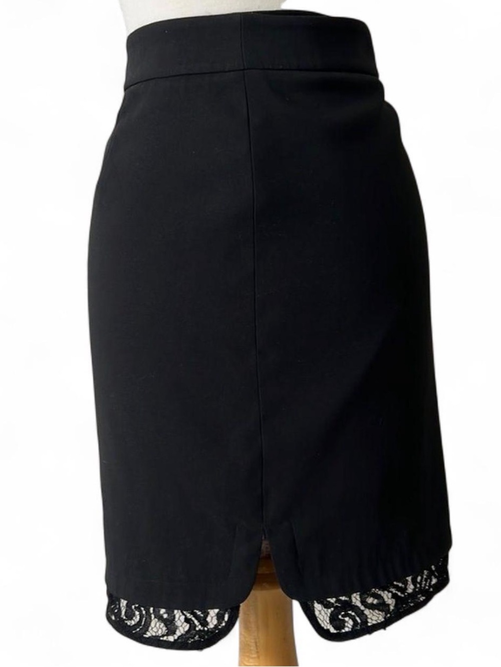 Ann Taylor Lace Trim Pencil Skirt